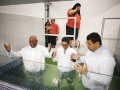 Pr. José Laelson batiza 31 novos membros da AD União dos Palmares