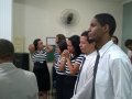 Duas pessoas aceitam a Jesus como salvador na festividade de jovens da AD Aracauã