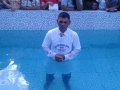 Pr. Nelson Lima batiza 12 novos membros em Lagoinha