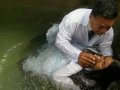 Pr. José Carlos do Nascimento batiza 12 novos membros da AD em Jaramataia