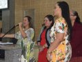 Irmã Edivanilda Nicácio ministra no 1º Encontro com as Mulheres da AD Taquarana