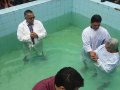 Pr. Manoel Filho batiza 51 novos membros em Colônia Leopoldina