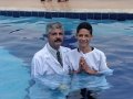 Pr. Donizete Inácio batiza 27 novos membros em Palmeira dos Índios