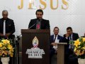Pastor-presidente participa da inauguração de mais um templo da AD em Roteiro