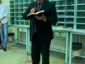 Rev. José Orisvaldo Nunes ministra na confraternização dos Correios