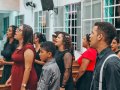 Seis pessoas aceitaram a Jesus primeiro culto da União de Jovens e Adolescentes da AD Moacir Andrade