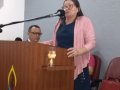 Irmã Vaninha prega no culto de senhoras da AD Vila Redenção