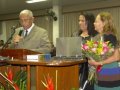 Professora é homenageada pelos serviços prestados ao Coparb