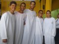Pb. Edinaldo José batiza oito novos membros da AD Aracauã