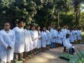 Pr. Daniel Barbosa batiza 18 novos membros da AD Utinga Leão