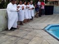 Batismo nas águas contempla cinco novos crentes em Luziápolis