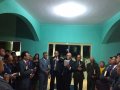 Pastor-presidente participa da inauguração do templo no povoado Lagoinha