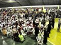 Centenas de evangélicos lotam ginásio para participar da Santa Ceia em São José da Laje