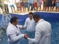 Pr. José Carlos batiza 32 novos membros da AD em Jaramataia