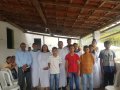 Pr. Edson Oliveira batiza 11 novos membros do campo eclesiástico de Quandu