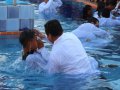 Pr. José Elias de Lima batiza 169 novos membros da AD em São José da Laje