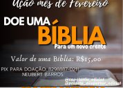 Participe da Campanha Bíblia Para Todos e leve a palavra de Deus a quem mais precisa!