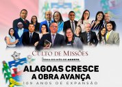 Culto de Missões de agosto abordará avanços da obra em Alagoas