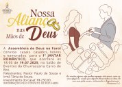 Assembleia de Deus no Farol promove 1º Jantar Romântico para casais
