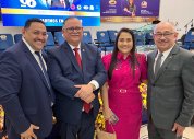 Pr. José Orisvaldo Nunes participa da celebração dos 66 anos do Pr. João Gonçalves Mendes