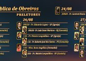 Confira os preletores que participarão da 93º Escola Bíblica de Obreiros e da Convenção Estadual 2016