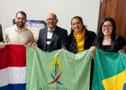 Missionários Robson Laurentino e irmã Maria Tereza iniciam obra no Paraguai