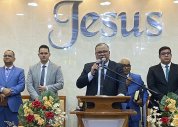 Pastor-presidente participa de inauguração em Dois Riachos