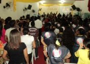 Jesus salva e batiza na ultima noite do congresso em Marquês do Pombal