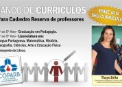 Coparb faz cadastro de currículos de professores