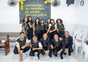 Sub da AD Piabas celebra 1º aniversário do ministério de louvor Novo Amanhecer