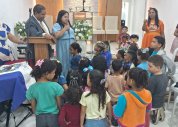Maio Laranja| 28 crianças aceitam a Jesus em culto temático na AD Vale do Feitosa