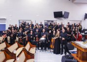 AD Tabuleiro celebra 16 anos da Orquestra Filarmônica Vencendo com Deus