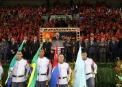 Abertura da Convenção Estadual reúne milhares de evangélicos no Ginásio do Sesi