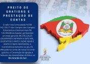 Atos da Presidência: Preito de Gratidão e Prestação de Contas