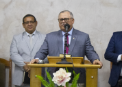 Pastor-presidente participa de festividade de senhores na AD Dubeaux Leão