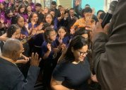 Salvação e batismos marcam festividade de jovens e adolescentes na AD Ângelo Martins