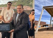 Pastor-presidente participa do lançamento da pedra fundamental do novo templo sede em Barra de São Miguel