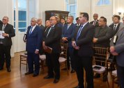 Gov. Paulo Dantas recebe pastores e lideranças no Palácio Republica dos Palmares