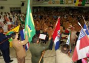 Com cerimônia avivada, congresso de militares é aberto na igreja-sede