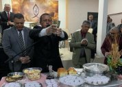 Pr. Luciano Barbosa celebra primeira Santa Ceia do ano em Branca de Atalaia
