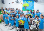 Subcongregação da AD Piabas celebra 21 anos do departamento infantil e do grupo de gestos