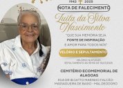 Irmã Zuila da Silva Nascimento dorme no Senhor