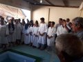 Ev. Marcondes Arruda batiza 19 novos membros da AD em Santa Brígida