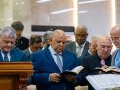 Pr. Genival Bento ministra na Santa Ceia de junho na igreja sede