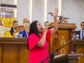 Pr. Alberto Olímpio ministra no culto de doutrina na igreja sede