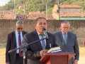 Pastor-presidente participa do lançamento da pedra fundamental do novo templo sede em Barra de São Miguel