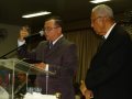 Autoridades parabenizam o pastor José Neco
