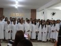 Pr. Pedro Idalino batiza 33 novos membros da Assembleia de Deus em Messias