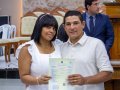 Assembleia de Deus celebra união de 210 casais em casamento coletivo