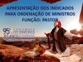 Veja aqui os nomes dos pastores e evangelistas consagrados nesta Convenção